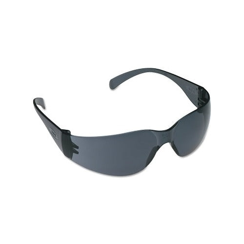 3M Virtua safety eyewear grey polycarbonate anti-fog lens wraparound frameless grey temple safety glasses