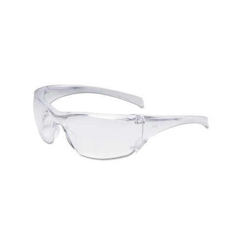 3M Virtua safety eyewear clear polycarbonate lens anti-fog hard coat wraparound clear frame safety glasses