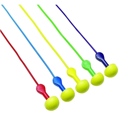 E-A-R Express Pod Plugs Earplug, Polyurethane, Blue/Yellow, Corded