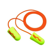 3M E-A-Rsoft Yellow Neon Blasts corded foam earplugs polyurethane neon yellow orange flame print corded earplugs