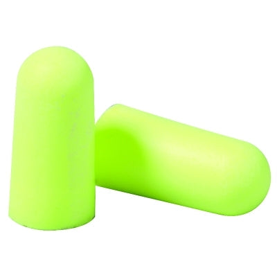 E-A-Rsoft Yellow Neons Foam Earplug, Polyurethane, Uncorded, Regular, Poly Bag