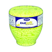 3M E-A-R EARsoft One Touch dispenser yellow polyurethane foam uncorded earplugs 33 NRR bulk refill earplug dispenser