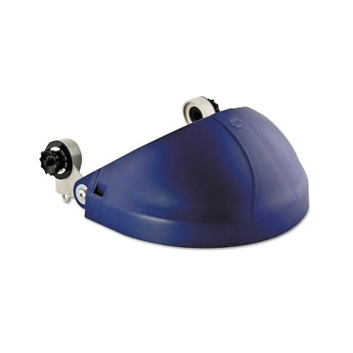 3M H18 cap mount hard hat headgear blue thermoplastic shell with ratchet adjustment and shield mounting arms