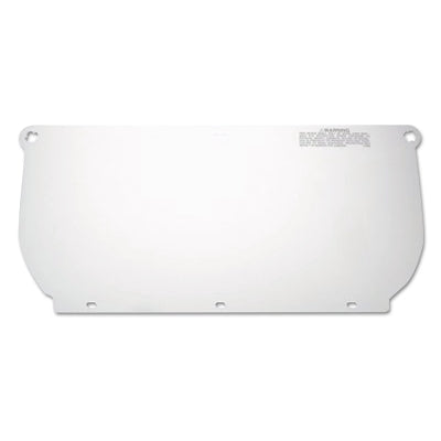 Faceshield WP98, Uncoated, Clear, Flat, 14-1/2 in L x 7-1/2 in H