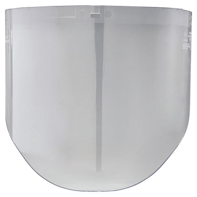 3M Clear Polycarbonate Faceshield, W96, Uncoated, Clear, Molded, 14.5 in L x 9 in H