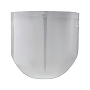 3M W96 clear polycarbonate faceshield, uncoated molded visor, 14.5 in L x 9 in H, face protection faceshield