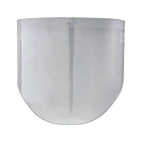 3M W96 clear polycarbonate faceshield, uncoated molded visor, 14.5 in L x 9 in H, face protection faceshield