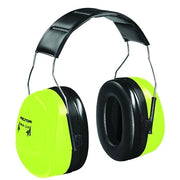 PELTOR Optime 105 Earmuff, 30 dB NRR, Hi-Viz Green, Over-the-Head