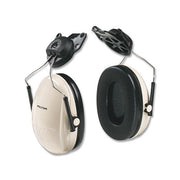 3M Peltor Optime 95 earmuff 21 dB NRR white black cups cap-attached hard hat mount hearing protection earmuff