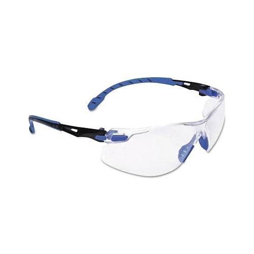 Solus™ 1000 Series Protective Eyewear, Clear Lens, Polycarbonate, Anti-Fog, Anti-Scratch, Blue/Black Frame
