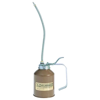 Industrial Pump Oiler, 12 oz, Lever Action, Flexible 8 in Spout