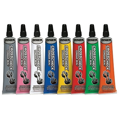 Cross Check Torque Seal Tamper-Proof Indicator Paste, 1 oz, Tube, Orange, 24 EA/CA
