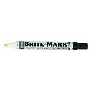 BRITE-MARK Medium Permanent Paint Marker, Valve Action, White