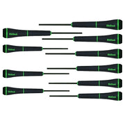 PSD Precision Torx Screwdriver Set, 6 Point, 10 Pc