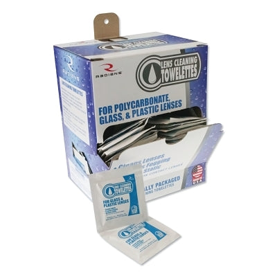 Lens Cleaning, Towelette Dispenser with Cleaning Wipe, 8.5 in x 5.5 in