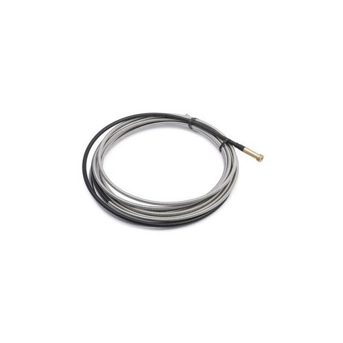Lincoln Electric KP44-354 cable liner 0.035-0.045 in 25 ft, coiled steel-armored conduit with brass fitting, MIG liner