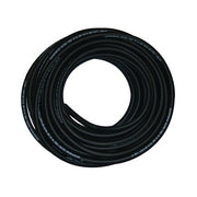 Best Welds welding cable 1/0 AWG x 50 ft, black coiled rubber-jacketed cable with printed markings, welding cable