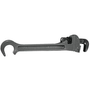 Refinery Wrench, 1/8 in to 1 in Opening, Serrated Jaw, 3/4 in Wheel Wrench Opening, Alloy Steel