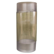 Sight Glass, 165° F, 500 psi, 4 in OD x 8 in L, Threaded Connection