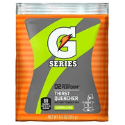 G Series 02 Perform Thirst Quencher Instant Powder, 8.5 oz, Pouch, 1 gal Yield, Lemon-Lime