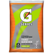 G Series 02 Perform Thirst Quencher Instant Powder, 51 oz, Pouch, 6 gal Yield, Lemon-Lime