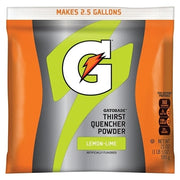 G Series 02 Perform Thirst Quencher Instant Powder, 21 oz, Pouch, 2.5 gal Yield, Lemon-Lime