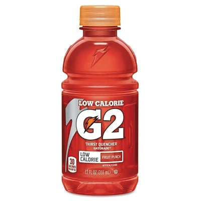 G2 Low Calorie Thirst Quencher, 12 oz, Bottle, Fruit Punch
