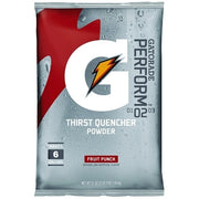 G Series 02 Perform Thirst Quencher Instant Powder, 51 oz, Pouch, 6 gal Yield, Fruit Punch