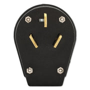 Plug and Receptacle, Angled Male Power Plug, Non-Grounding, Straight Blade, Universal, NEMA 10-30P/10-50P