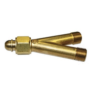 Western Enterprises Brass Y Connection CGA-022 B-Size 200 PSI Oxygen Fitting