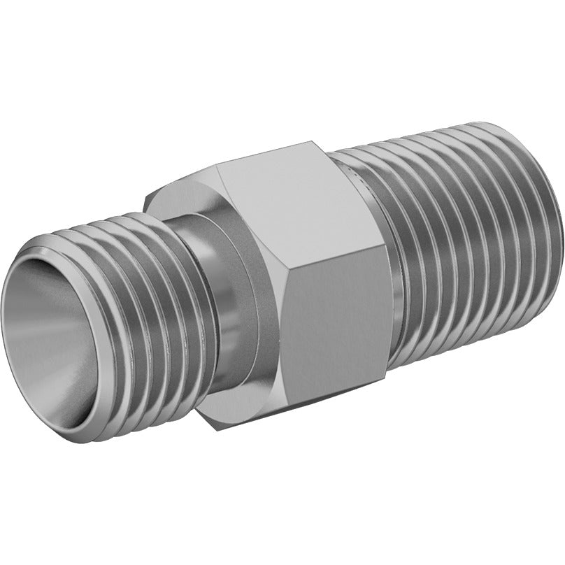 Western Enterprises 142 regulator outlet bushing B-size male brass hex body pair gas fitting