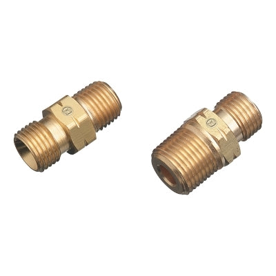 Regulator Outlet Bushing, 200 psi, Brass, B-Size, 3/8 in NPT, 1.3 in L, Male, Oxygen