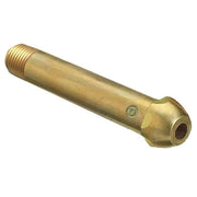 Regulator Inlet Nipple, w/ Check Valve, Oxygen, 1/4 in (NPT), 2 in, Brass, CGA-540