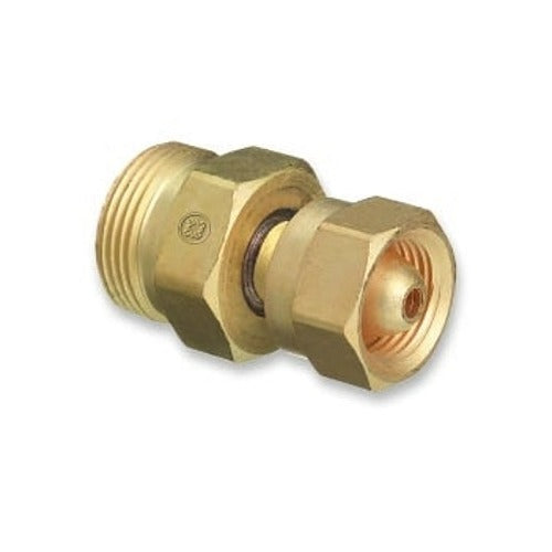 Brass Cylinder Adaptor, CGA-200 MC Acetylene x CGA-520 B Tank