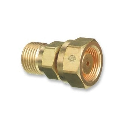 Brass Cylinder Adaptors,CGA520 "B" Tank Acetylene To CGA300 Commercial Acetylene