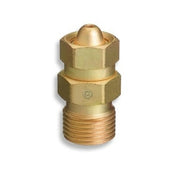 Brass Cylinder Adaptors, CGA-200 "MC" Acetylene To CGA-300 Commercial Acetylene