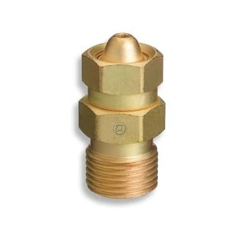 Brass Cylinder Adaptors, CGA-200 "MC" Acetylene To CGA-300 Commercial Acetylene