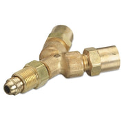 Western Enterprises Brass Y Connection 5/8"-18 Male Inlet 200 PSI CGA-032