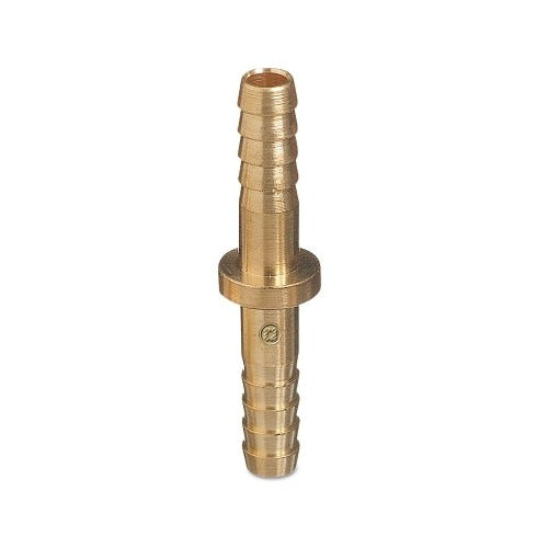 Brass Hose Splicers, 200 PSIG, Barb No Stop, 3/8 in