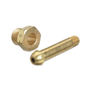 Western Enterprises regulator inlet soft tip replacement brass hex body and nipple two-piece set gas regulator parts