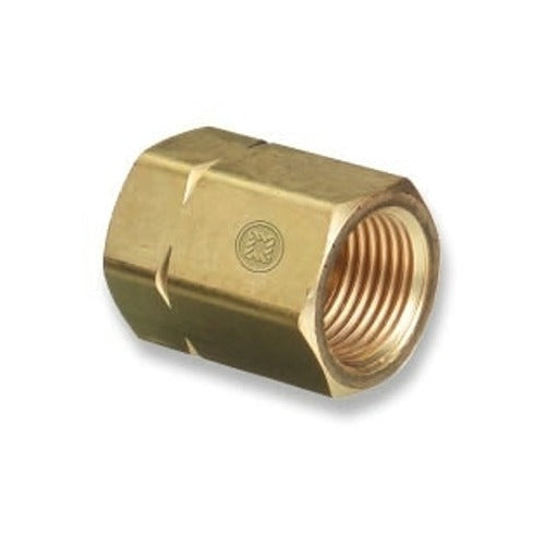 Brass Cylinder Adaptors, CGA-300 Commercial Acetylene To CGA-510 POL Acetylene