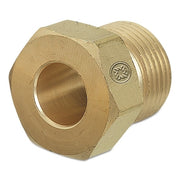 Regulator Inlet Nuts, Argon; Nitrogen; Helium, Brass, CGA-580, Hand-Tight