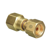 Brass Cylinder Adaptor, From CGA-320 Carbon Dioxide To CGA-580 Nitrogen