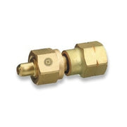 Brass Cylinder Adaptors, From CGA-350 Hydrogen To CGA-580 Nitrogen