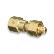 Brass Cylinder Adaptors, From CGA-555 Propane (LqW) To CGA-580 Nitrogen