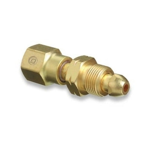 Brass Cylinder Adaptors, From CGA-590 Industrial Air To CGA-580 Nitrogen