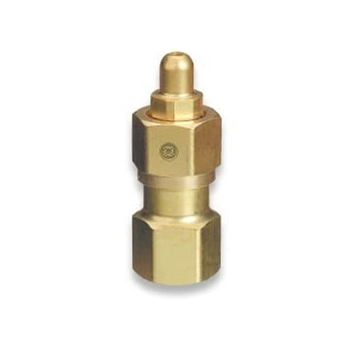 Brass Cylinder Adaptors, From CGA-346 Air To CGA-580 Nitrogen