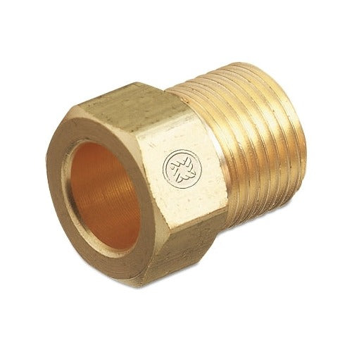 Inert Arc Nuts, Brass, Hex, B-Size, 5/8 in - 18, Water