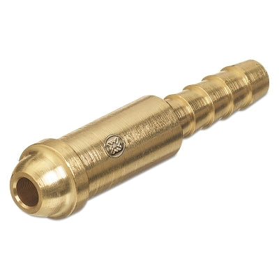 Inert Arc Nipple, 200 PSIG, Brass, 2-7/32 in, 1/8 in Hose ID