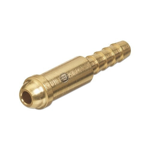 Inert Arc Nipples, 200 PSIG, Brass, 2 7/32 in, 1/8 in Hose ID